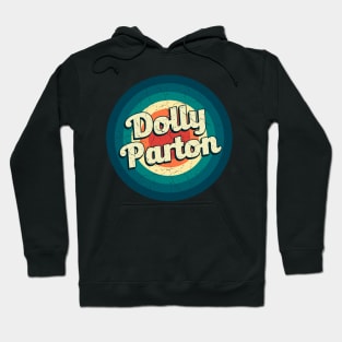 Graphic Dolly Name Retro Vintage Circle Hoodie